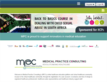 Tablet Screenshot of mpconsulting.co.za